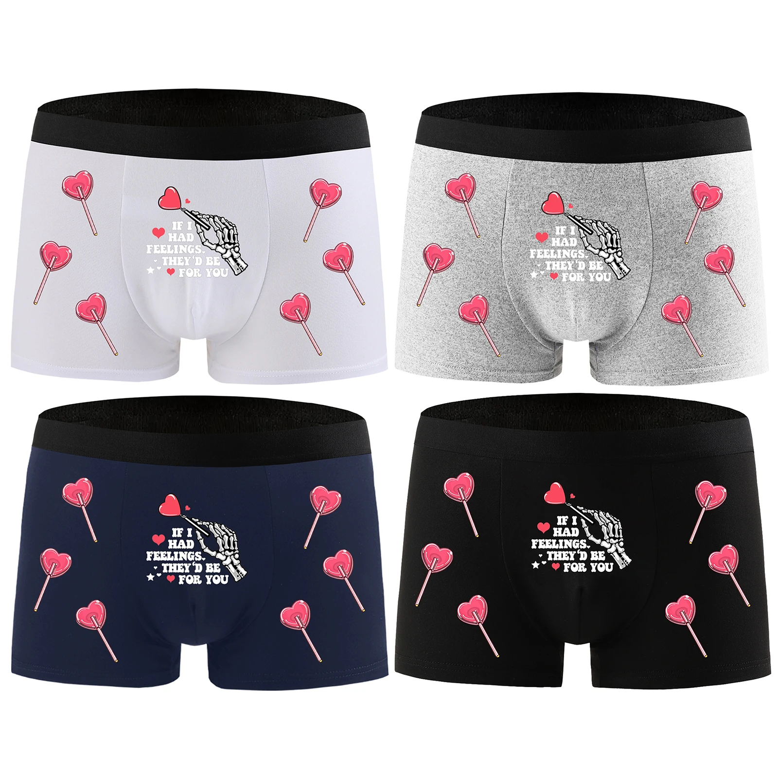 

Sexy Fashion Printed Boxer Shorts Men's Breathable Skeleton Low Waist Panties U Convex Tight Traceless Underwear Men Knickers