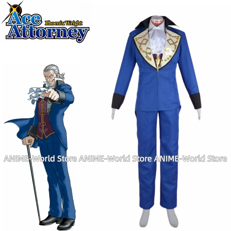 Anime Ace Attorney Karma Cosplay Costume Cosplay Costume Custom Made Any Size Uniform Halloween