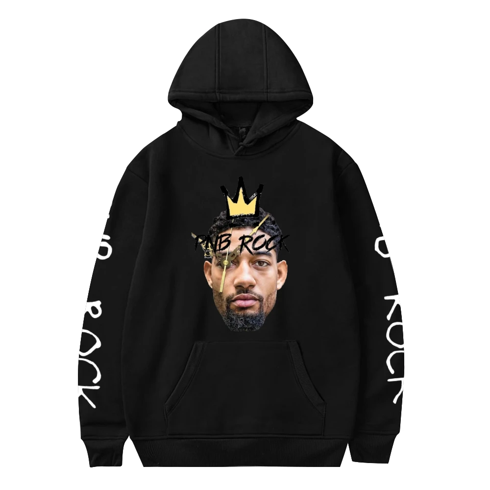 RIP Rakim Hasheem Allen PnB Rock American Rapper Singer Winter Hoodies Sweatshirt Casual Streetwear Printed Pullovers