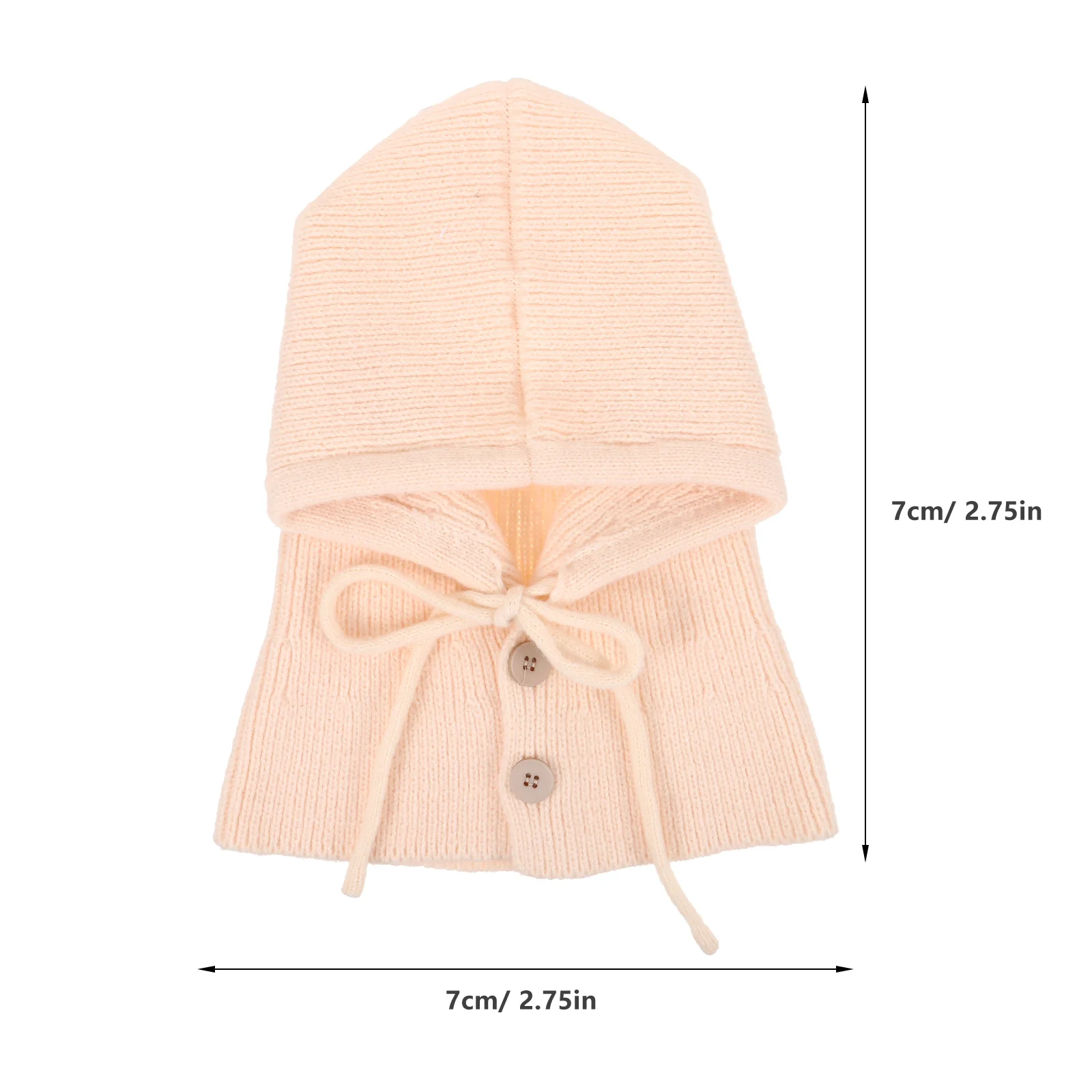 قبعة دافئة للنساء الحياكة قبعة شتوية قطعة واحدة وشاح قبعة الحرارية محبوك أغطية الرأس حماية الطقس البارد