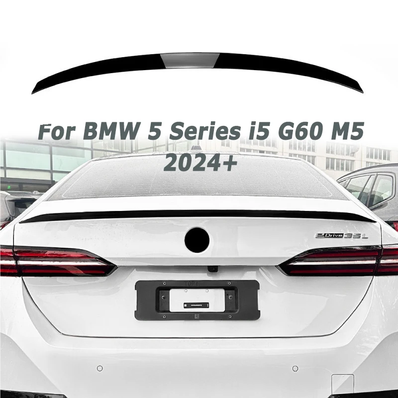 

Car Rear Trunk Roof Spoiler for BMW 5 Series i5 G60 2024+ M5 Style Tail Wing Diffuser Splitter Car Accessories Aftermarket