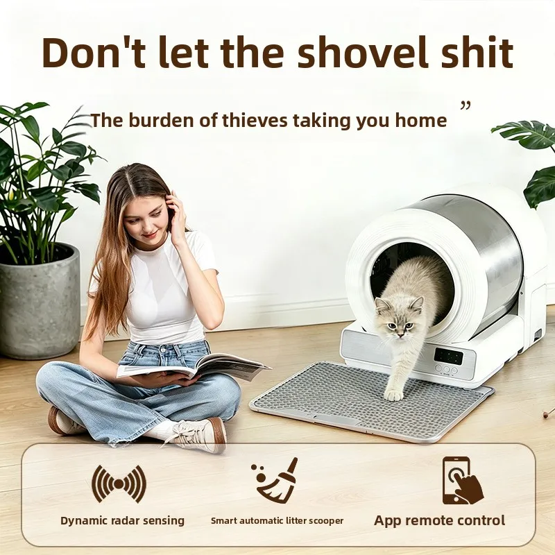 Fully automatic smart cat litter box Fully automatic cleaning APP intelligent control Deodorant multi-functional cat toilet