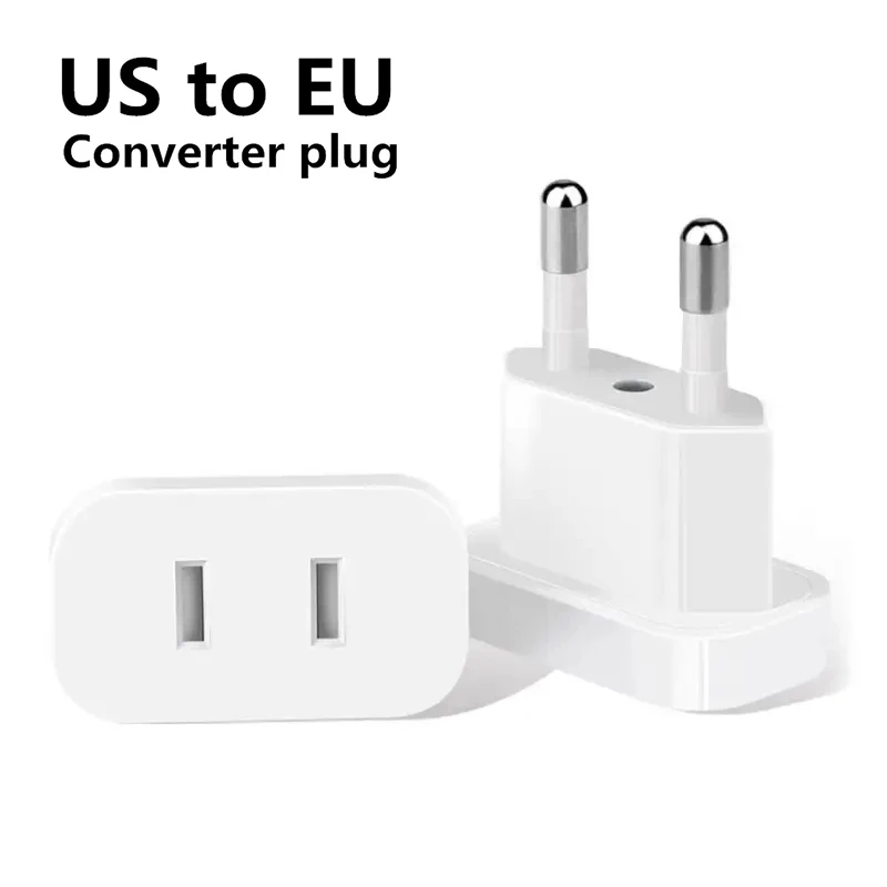 1pcs EU to US Plug Adapter AC Converter American CN China To EU Euro Europe Travel Power Adapter Type C Plug Electrical Socket