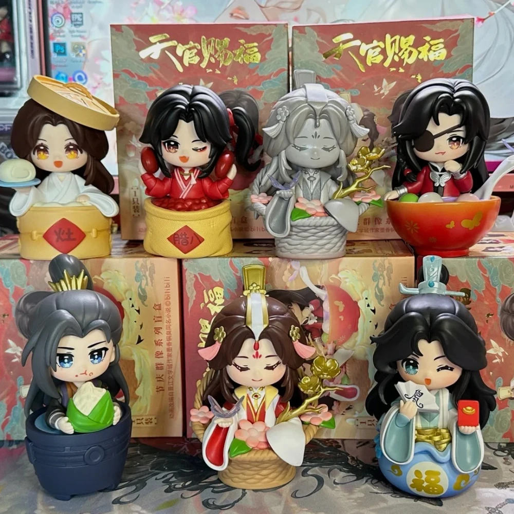 กล่องสุ่มรูปถ่ายกลุ่มงานเทศกาลพระเจ้าส่งเสริมพร น่ารัก เซอร์ไพรส์ ของสะสม ตุ๊กตาโมเดล ของขวัญเด็ก ของเล่น