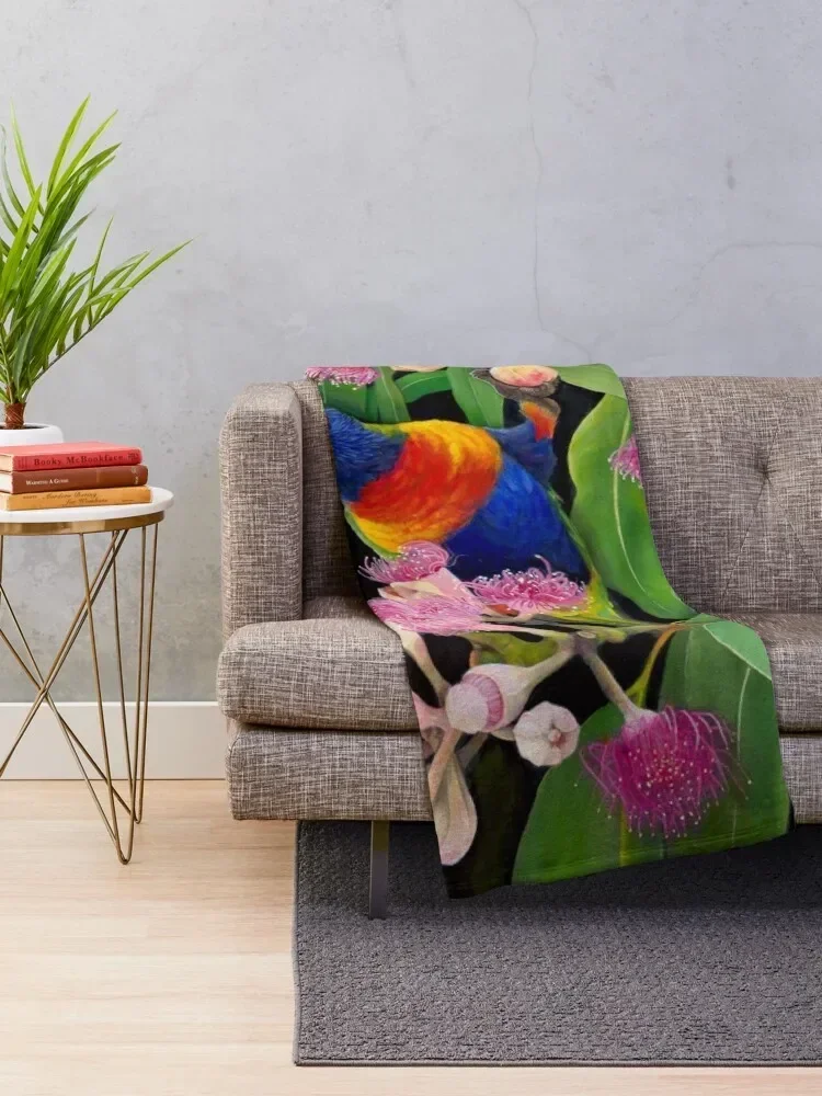 Lorikeet Gems Throw Blanket Polar anime Sofas Plaid on the sofa Blankets