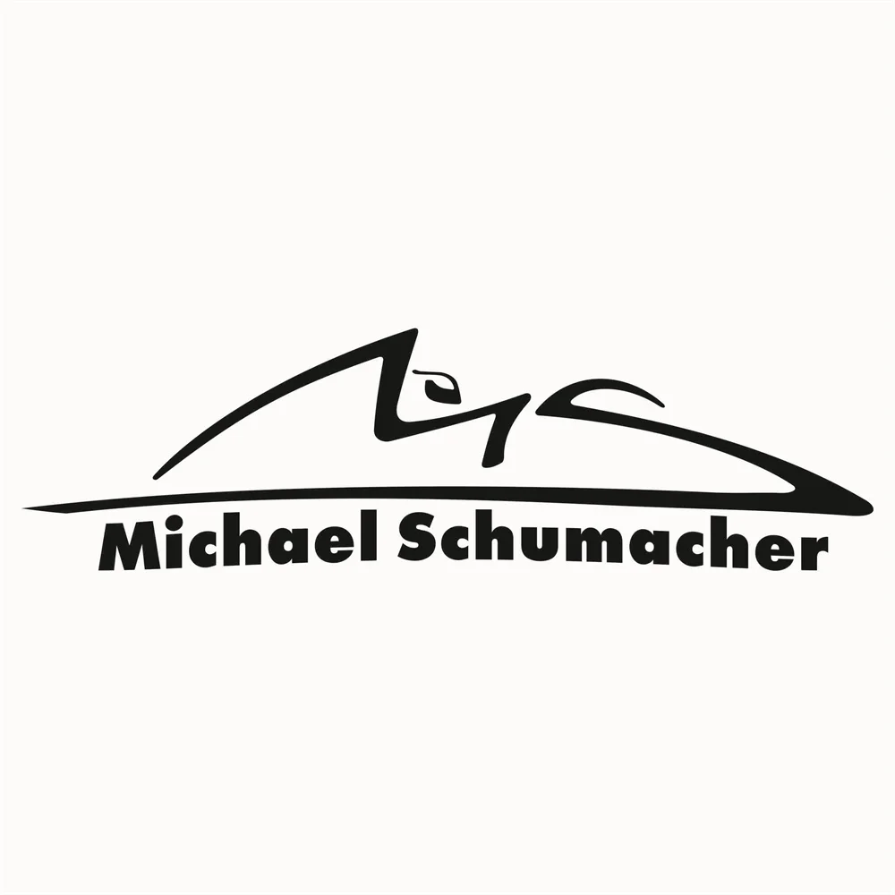 Car Stickers Racing Michael Schumacher Reflective Decoration Trunk Bumper Window Windshield Styling Motorcycle For Ferrari