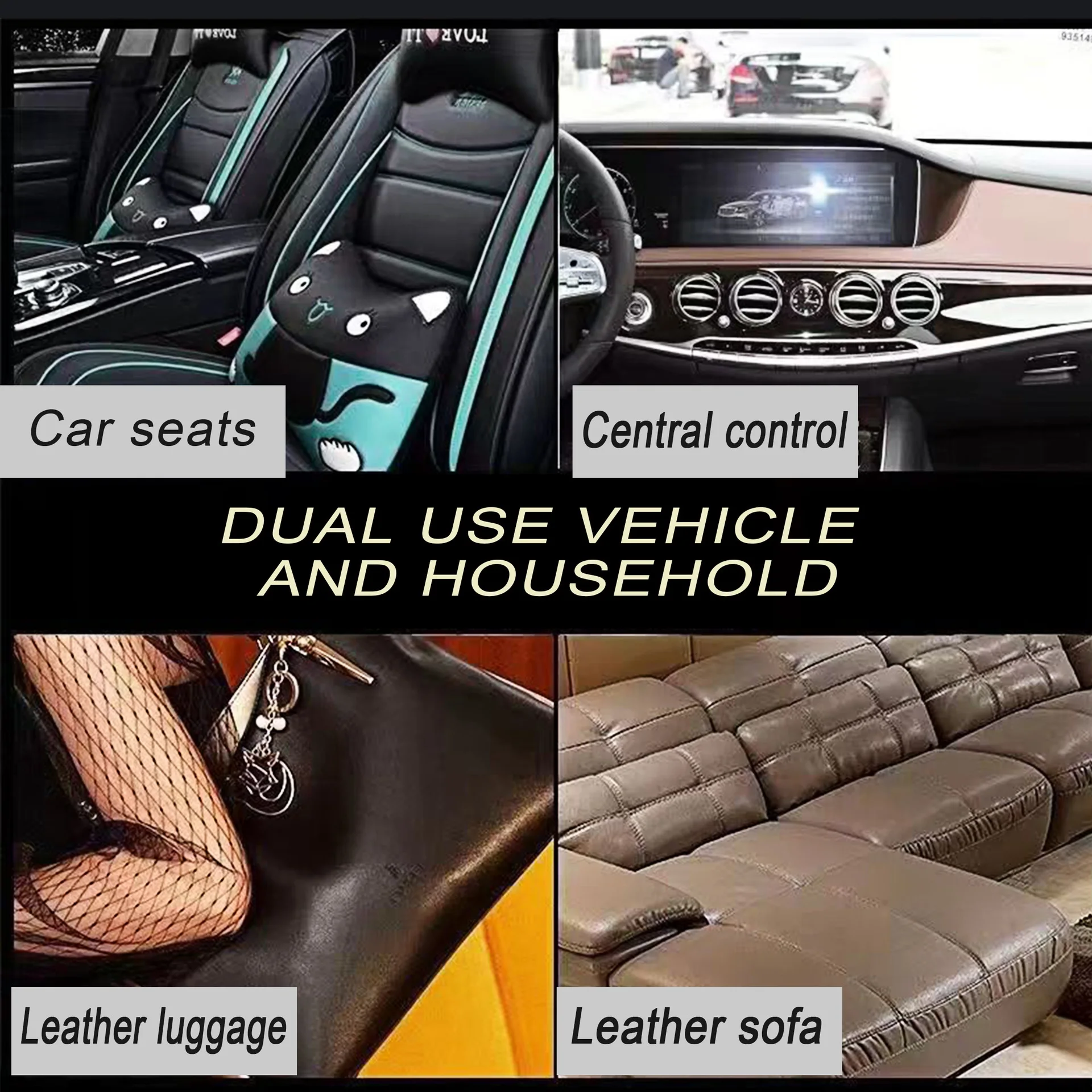 Car Plastic Restorer Crystal Clear Auto Interior Leather & Panel Renewal Wax Coating Agent Back To Black Gloss Car Wax Polish