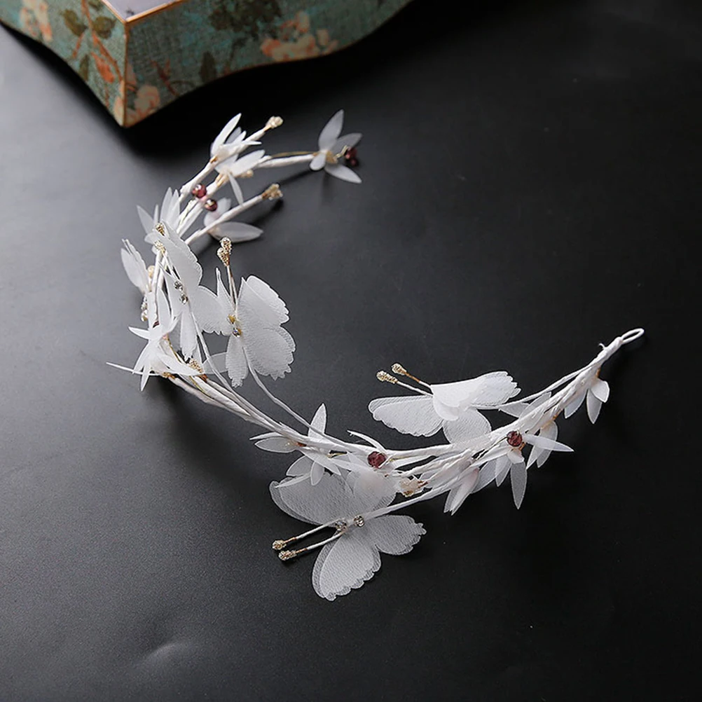 

Elegant Women Hair Hoop Accessories for Wedding Banquet Parties Glittering Chain Headband Decoration Unique Style