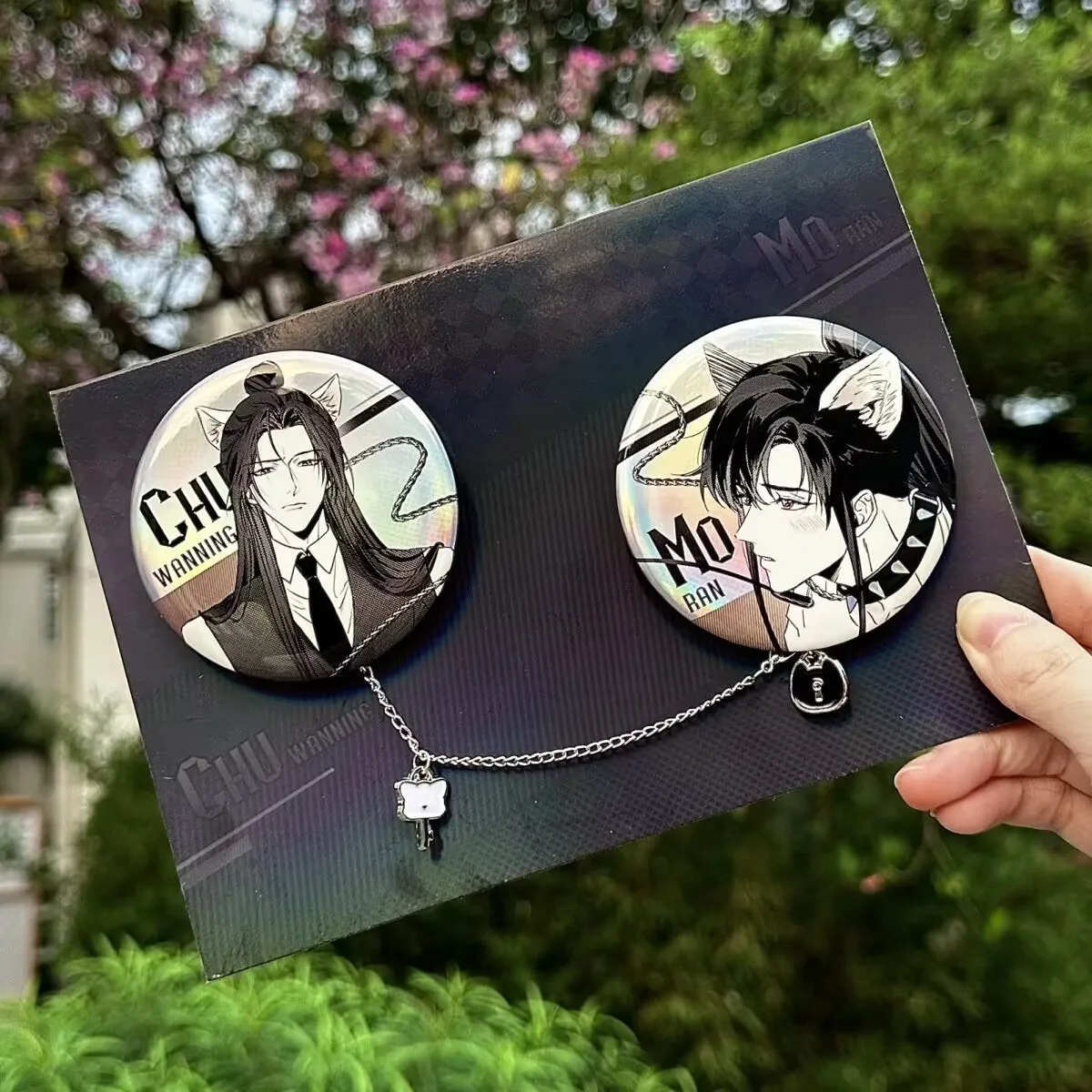 

«Эра и его белый кот-мастер» «Чу Ван Ван Мо Ран», ограниченная серия, подарок на день рождения, броши, подвески и значки от Эрха Долины