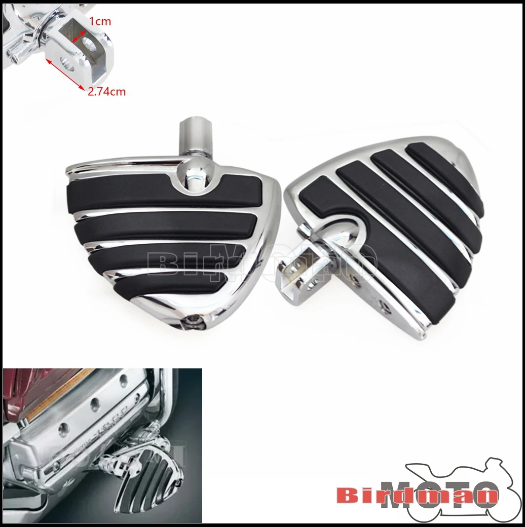 

Front Footrest Driver FootPegs For Suzuki Boulevard M109R M90 M50 Volusia 800 Honda Gold Wing GL1800 F6B Can-Am Spyder RS 01-13