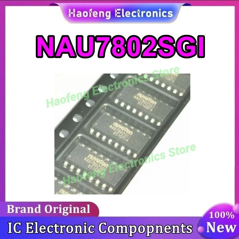 10PCS NAU7802 NAU7802SGI SOP16 IC chipset New Original in stock