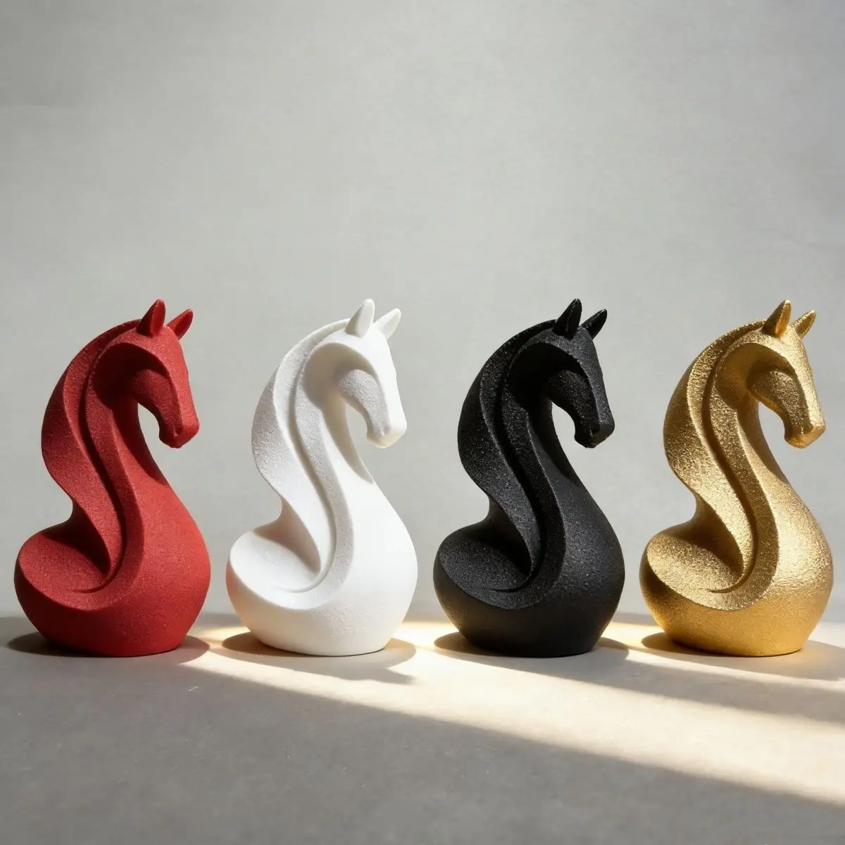 Retro Art Horse Ornaments Minimalist Home Lucky Horses Decor Living Room Study Desktop Crafts Animals Decorations New Year Gifts