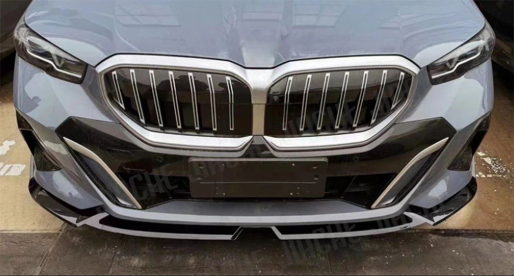 Front Bumper Lip Splitters For BMW 5 Serise G60 G68 2024+ ABS Front Lip Spoiler Chin Apron Car Accessories Body Kits