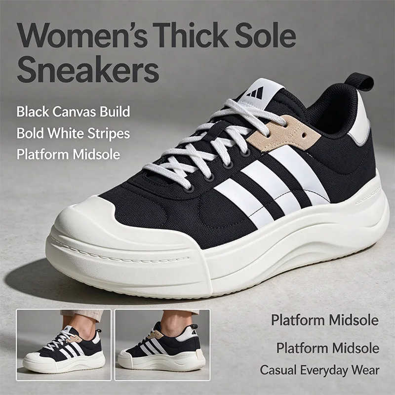 Adidas SAMBA OG W IH6058 Thick Platform Canvas Sneakers Women Casual Elevated Daily Walking Shoes Free returns