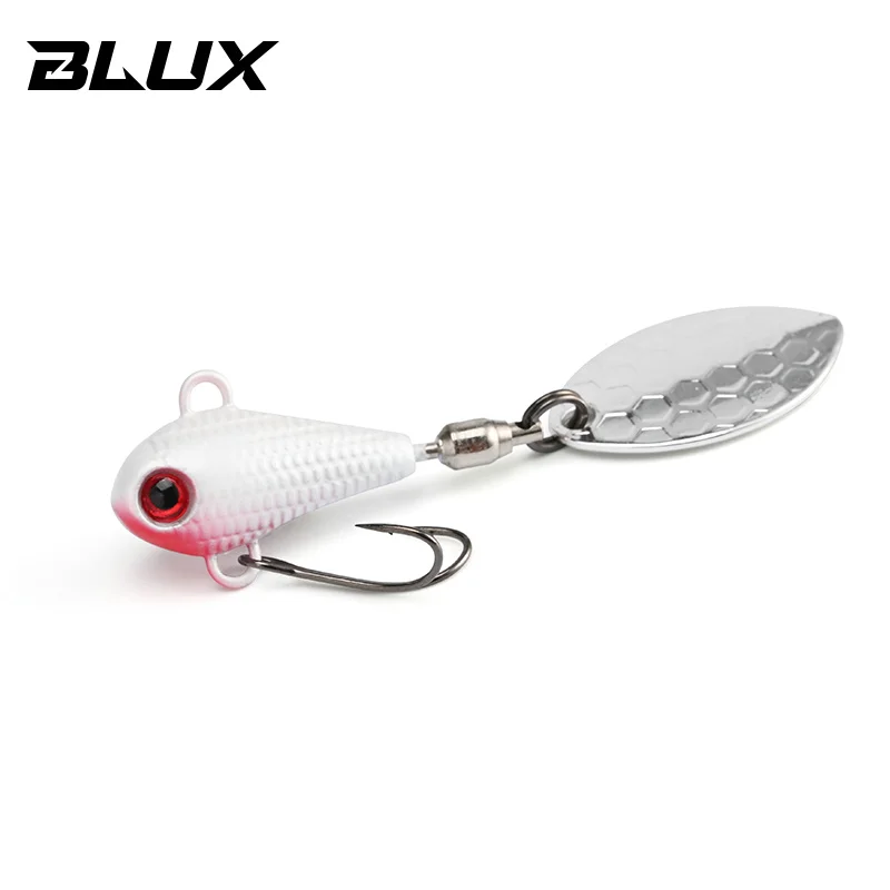 BLUX SPINTAIL Angelköder 4,5 g 7 g 11 g Mag Tail Spinner Shad Metall Vib Casting Shore Jig Bait Kupferklinge Löffel Süßwasserbarsch