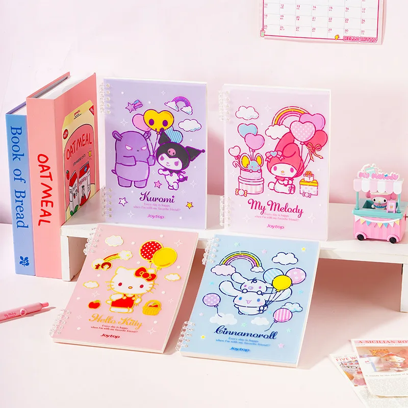

Hello Kitty A5 Binder Notebook Cute Sanrio Planner with Lined Pages for Students Stationery