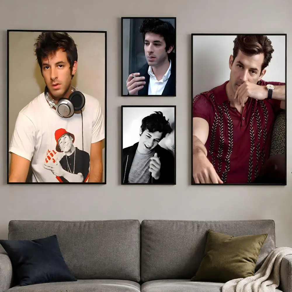 Music Producer Mark Ronson Poster PP Self-Adhesive Bedroom Gaming Cafe/Bar Vintage Aesthetic Decor Ideal Gift