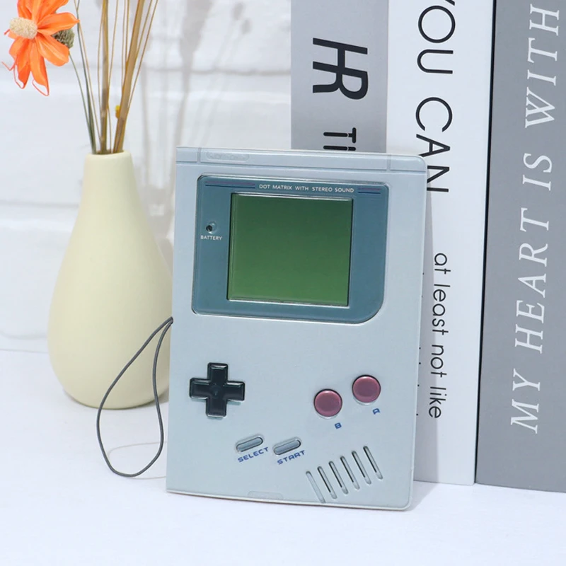 Retro Game Machine Design Passport Cover, 3D Embossed Leather Holder Anti-lost Ultra-thin Travel Wallet