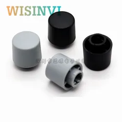 10PCS Plastic Half Shaft Knob Diameter 15.8mm Height 17mm Potentiometer Encoder Knob D-Shaped Inner Hole 6mm