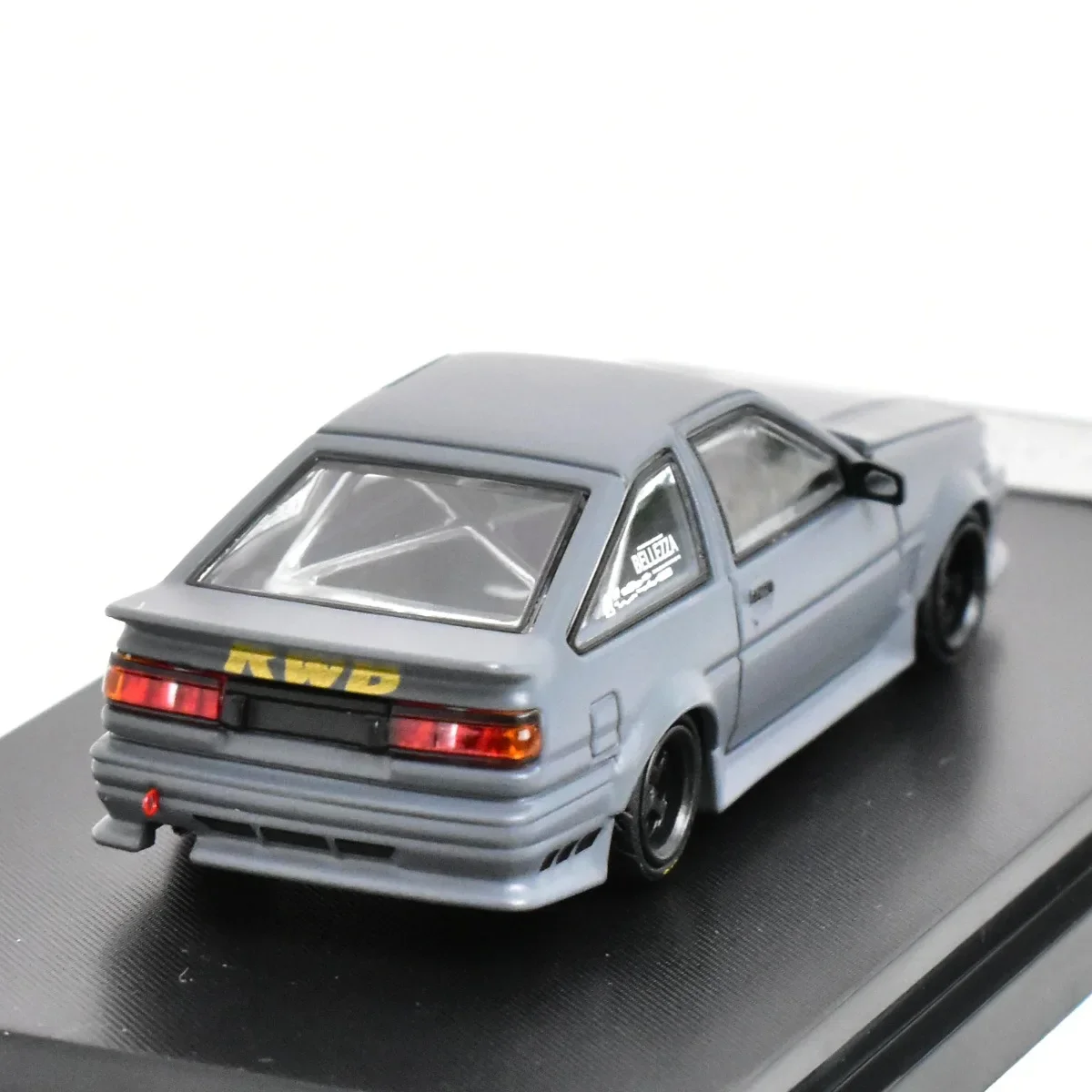 SW 1:64 RWB AE86 nero grigio pressofuso modello di auto giocattoli Diecast Diorama collezione di modelli di auto