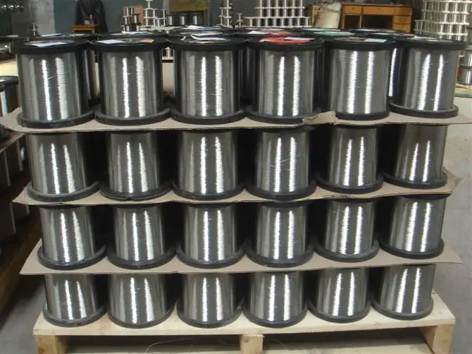 تخلل عالي الجودة مشرق مصقول كهربائي مجلفن 0.5 مللي متر 201 304 3 مللي متر أسلاك الفولاذ المقاوم للصدأ #5
