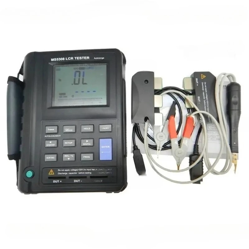 MS5308 LCR Meter Portable Auto Range LCR Tester High-Performance 100Khz