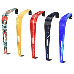 Decorative Strip for PS5 Console Colorful Faceplate for PS5 Digital Console Decorative Strip with Headphone Storage Hook PGP5018