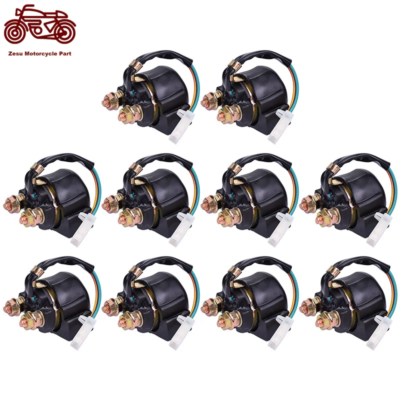 

10Pcs/set Motorcycle Electrical Starter Solenoid Relay Switches For YAMAHA YFM50 YFM80 YFM125 YFM200 YFM225 YFM250 YFM350 YFM400
