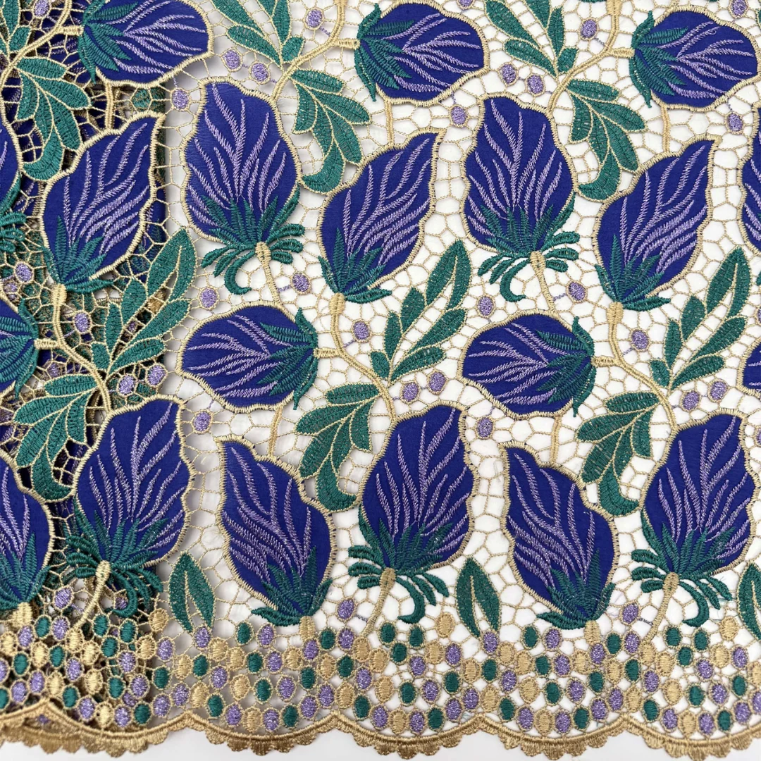 Tecido de Renda Guipure Africa - Embroidery Ai avaliação e preço