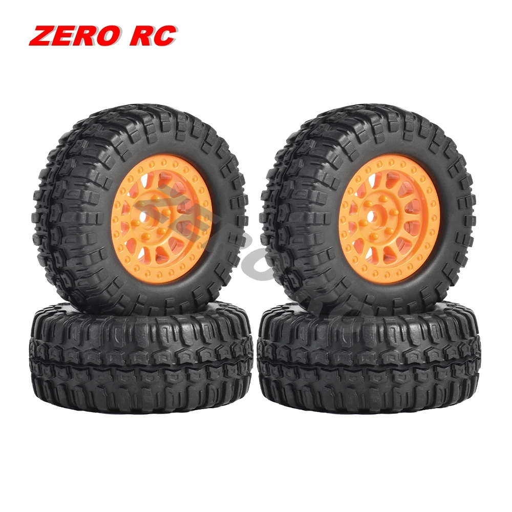 عجلة Beadlock من البلاستيك الصلب مقاس 1.9 بوصة مع إطارات زاحفة 90-100 مم لشاحنة 1/10 1/12 محورية SCX10 RGT MST D90 D110 MN Rc #5