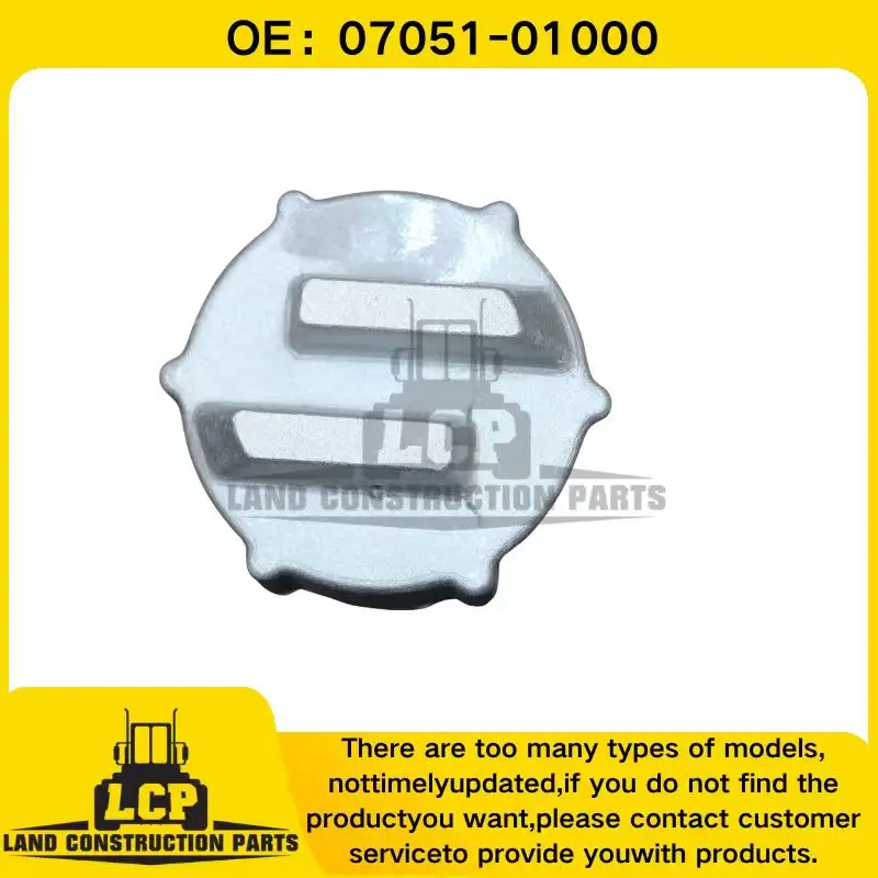Excavator parts High Quality 07051-01000 07051-00000 Excavator D155AX-6 WA430-6 Oil Filler Cap