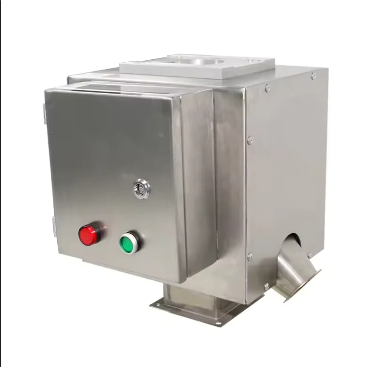 

High Quality Industrial Stainless Steel SUS304 Metal Detector Separator Machine LCD Display Sound-Light Alarm Gravity Inspection