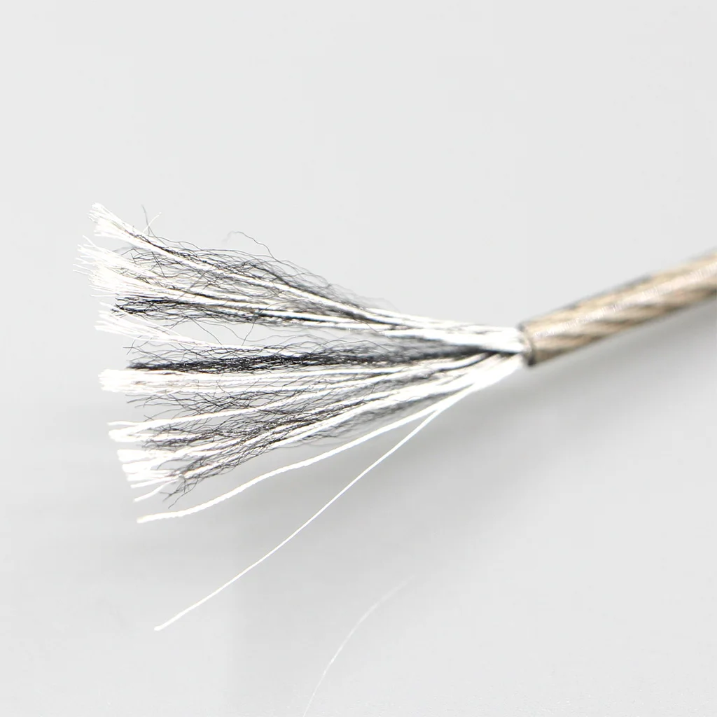 99% Reines Silber + Graphen-Silber-Plattierung Abschirmung Kopfhörerkabel für 3,5mm 2,5mm 4,4mm 6,5mm zu XLR 4-polig Buchse IFI DAC LN007968 – Detail 9