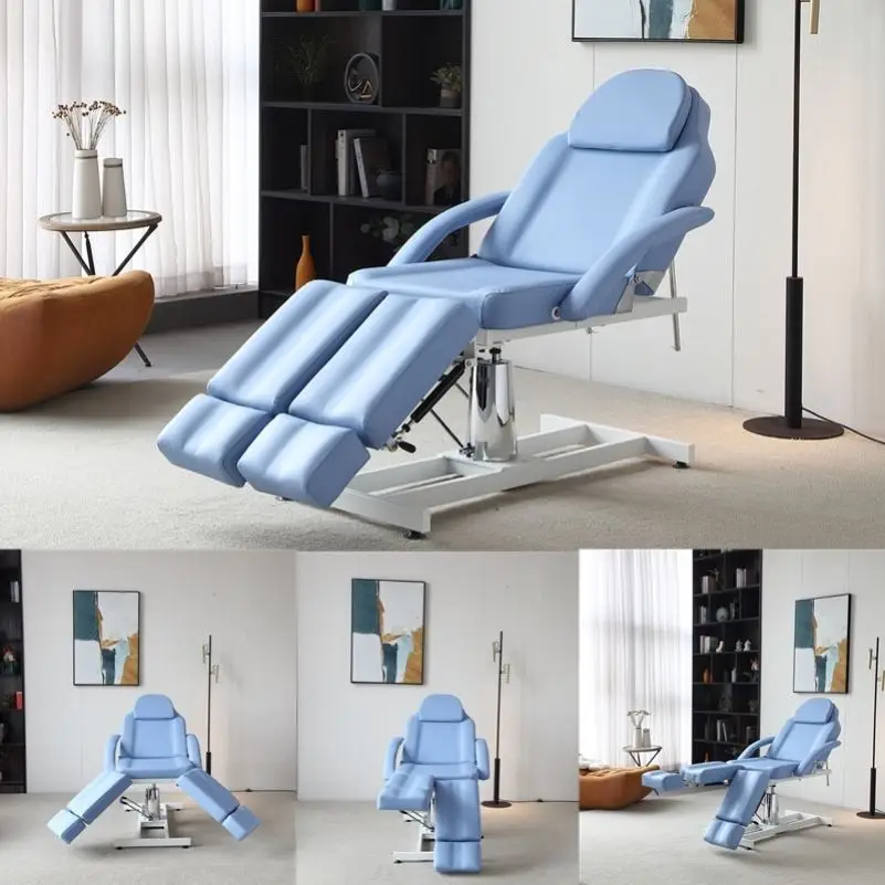 Salon beauty spa hydraulic facial rotatable beauty bed electric pedicure chair tattoo chair bed