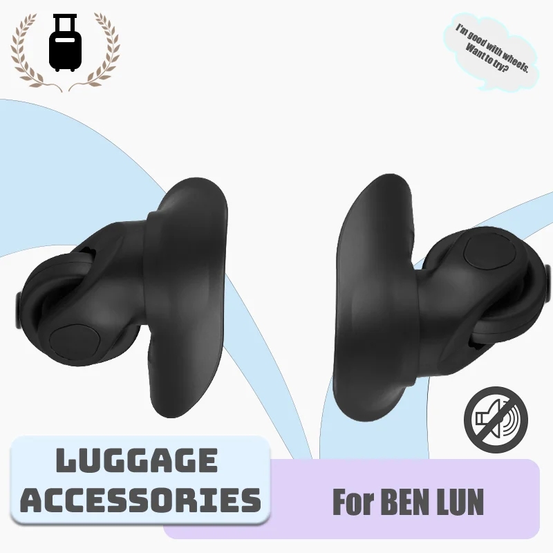 

For BEN LUN F-20 Luggage Wheel Accessories 360° Sharp Turn Anti-Rollover Compatible with Business Carry-on Luggage