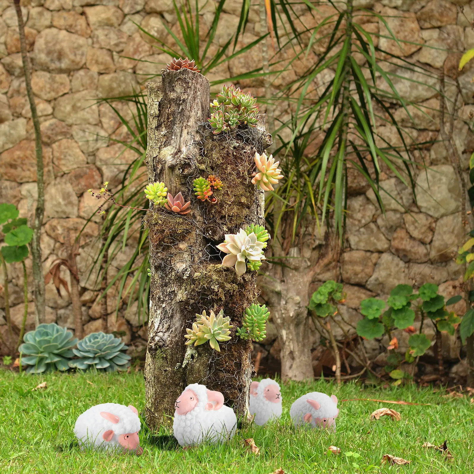 4 szt. Miniaturowe figurki owi – Bonsai Garden Timings recenzja i cena