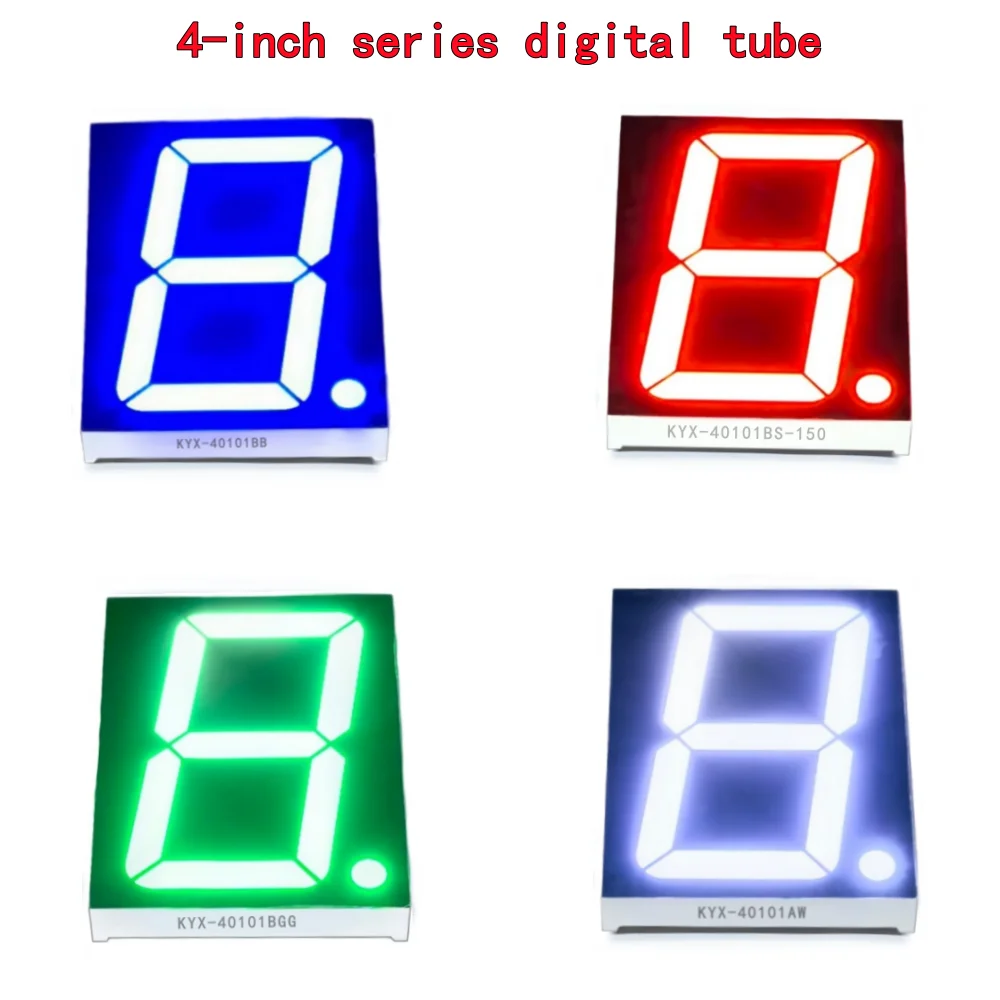 4PCS 4-inch digital tube 90mmX122mm digital display screen 
