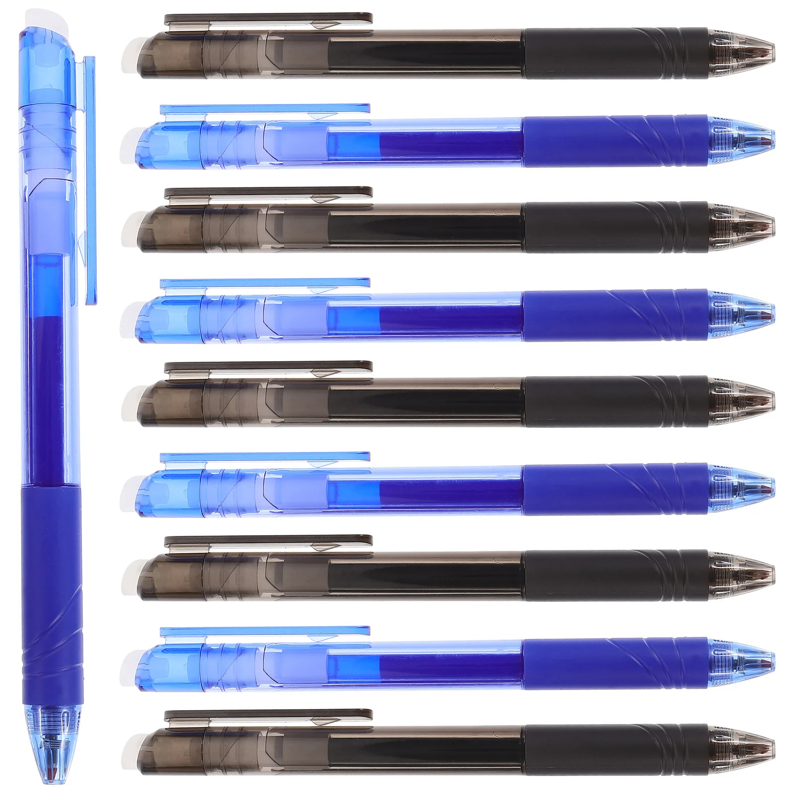 10 قطعة أقلام حبر قابلة للمسح سريعة الجفاف ومضادة للتلطخ ومسح نظيفًا ولا توجد ضررًا للورق مثالية لتدوين الملاحظات ومكتب ممارسة الكتابة