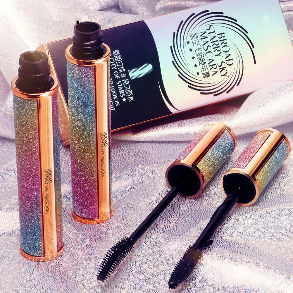 

4D Mascara Cream Smudge-Proof Sweatproof Quick-Dry Non-Lumpy Volume Boosting for Women Office Class Party Look