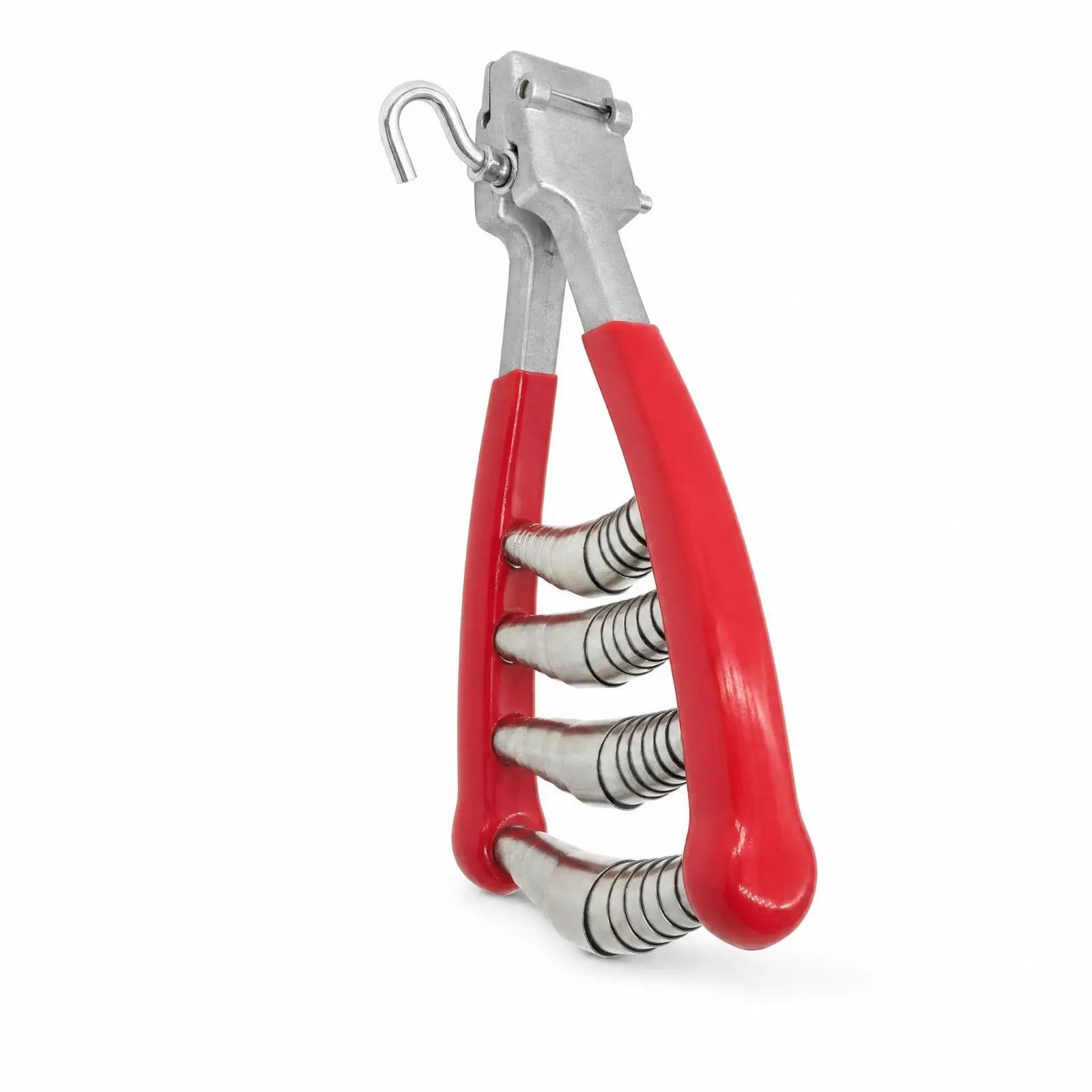 Red Handle Badminton Racket Stringer Reliable String Clamp Plier for Racket Maintenance and Tensioning