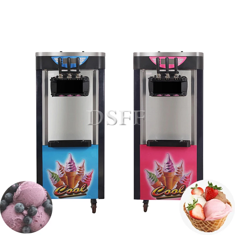 

Three Types Of Mixed Flavor Strawberry Sundae Machines For Household And Commercial Soft Ice Cream