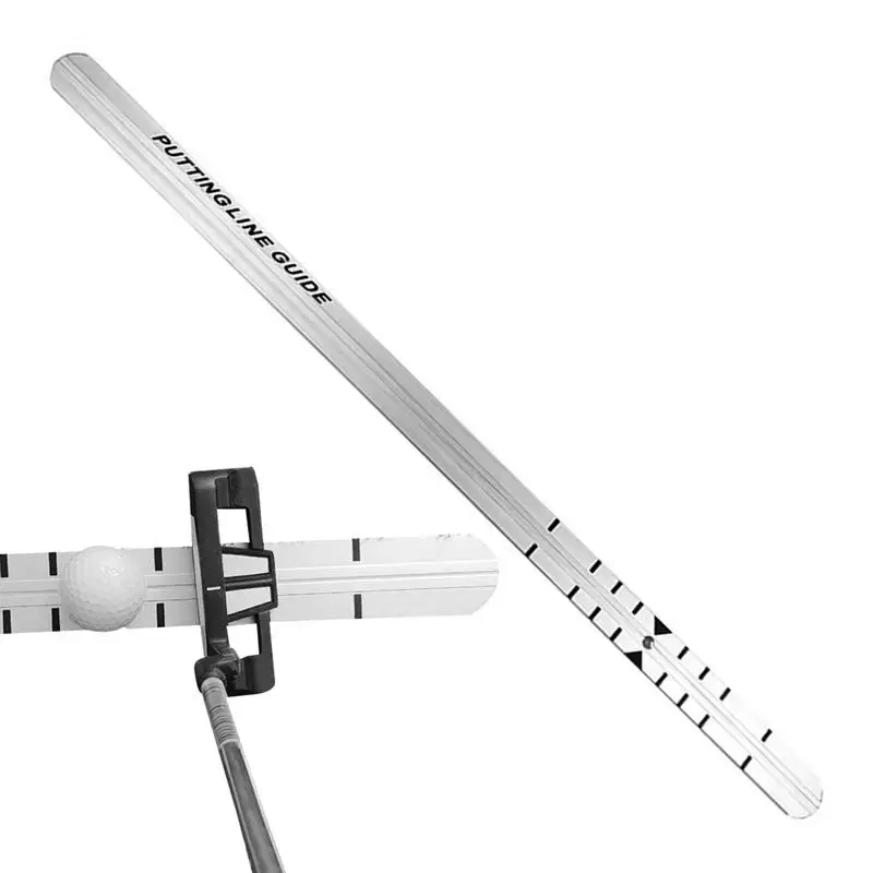 

Sliding Track Alignment Ruler Golf Putting Trainer for Indoor Home Outdoor Suitable For Beginners And Professional Training