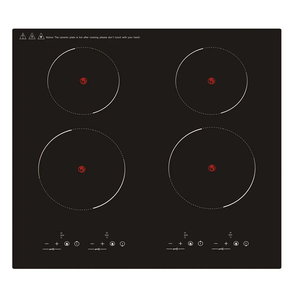Yunlin Li Integrated Embedded Cooktop Induction Stove High Power Hob Four-head Induction Cooker Electric Cooker