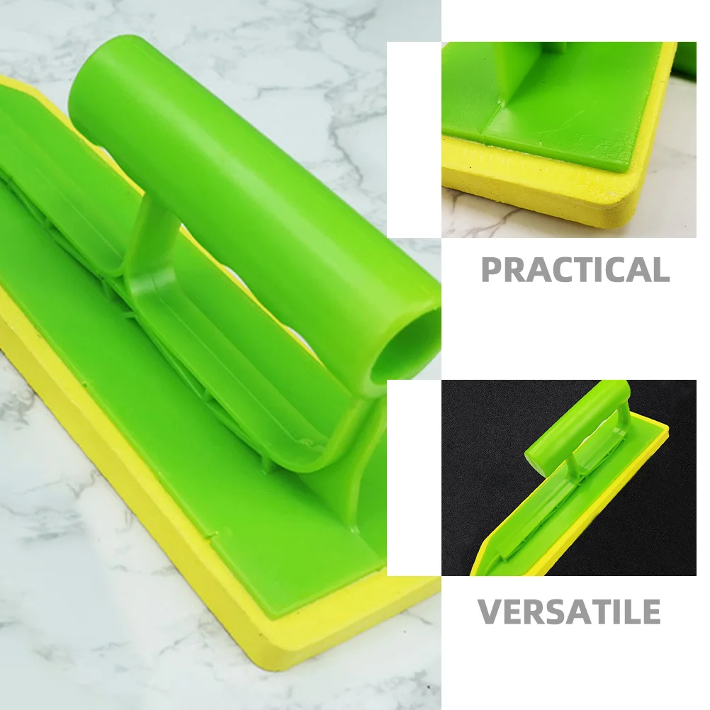ฟองน้ํากระเบื้องเครื่องมือเกรียงชั้น Grout แบบพกพา Float กาวมือยาง Multi-Function Drywall พร้อมที่จับ