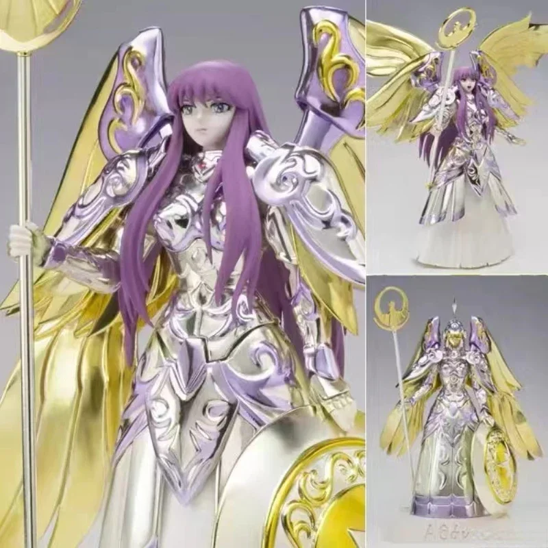 In Stock Original Bandai Edition Saint Cloth Goddess Athena Form Saint Seiya Metal Armor Action Figure High Quality