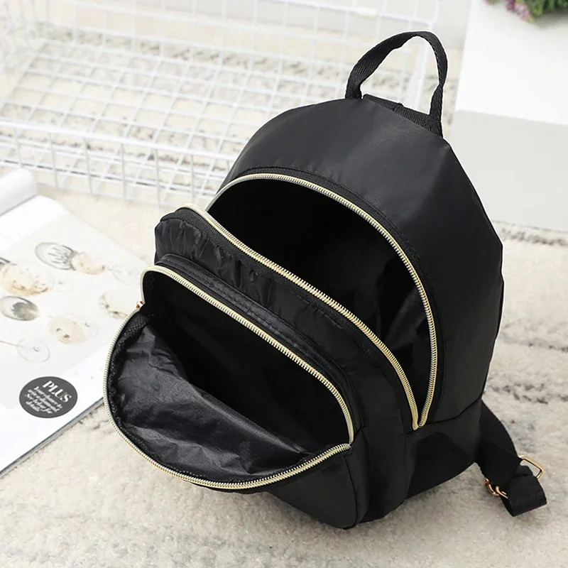 Black Pack Korean Ladies Knapsack Casual Travel Bags For School Teenage Girls Bagpack