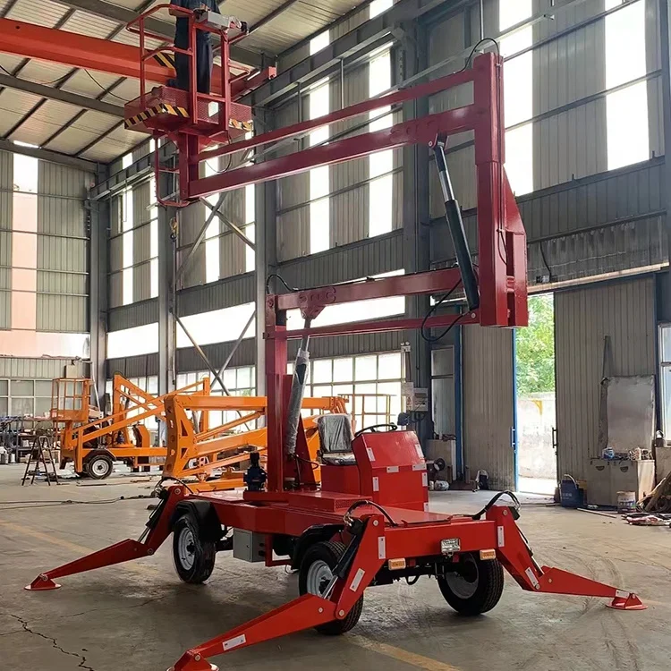 YG Customized Self Propelled 14m Towable Articulating Boom Lift