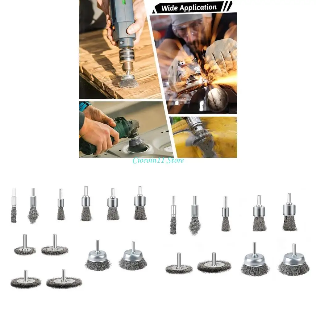 

Y1Ub проволочная щетка набор для буровых ржавчин