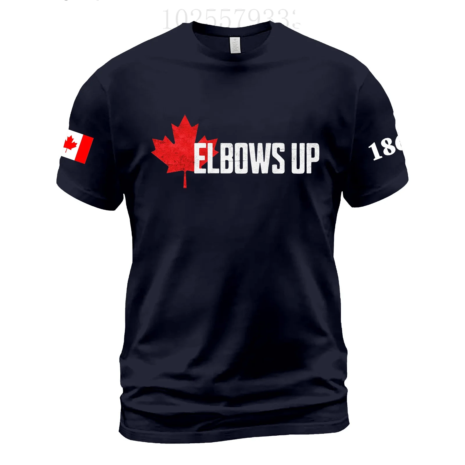 

Elbows Up Canada True North Strong, Free, Proud Canadian T-shirt Fashion, Leisure, High Quality 1867 Patriotic Quote T-shirt Y2k
