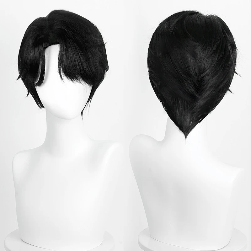 Cosplay , black short hair anime wig
